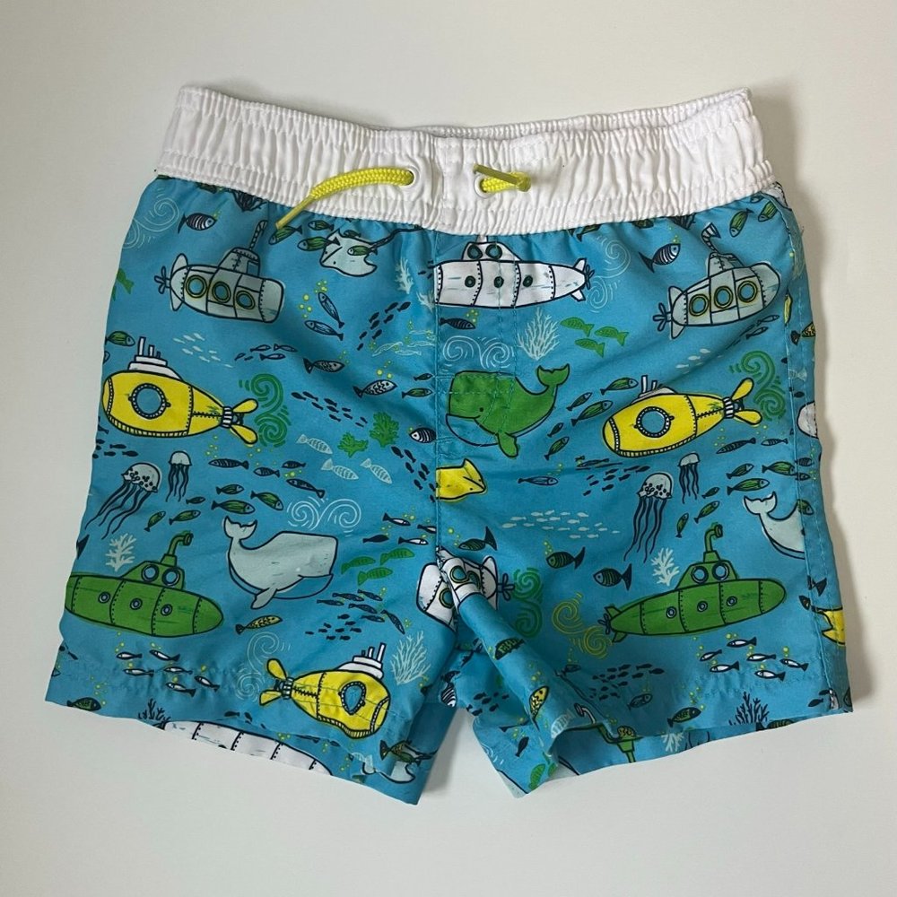 George Swimming Shorts - 18 to 24 months boys swim shorts - Toddler swim trunks